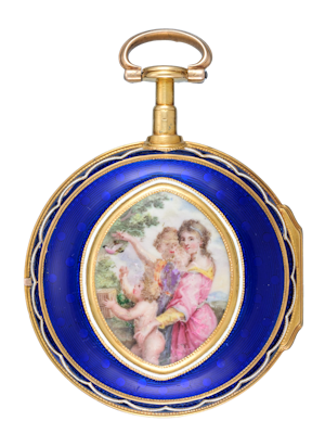 Gold and Enamel English Verge