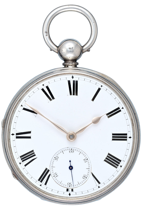 Silver English Pocket Chronometer - image 1