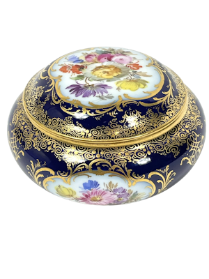 19th century Meissen trinket box