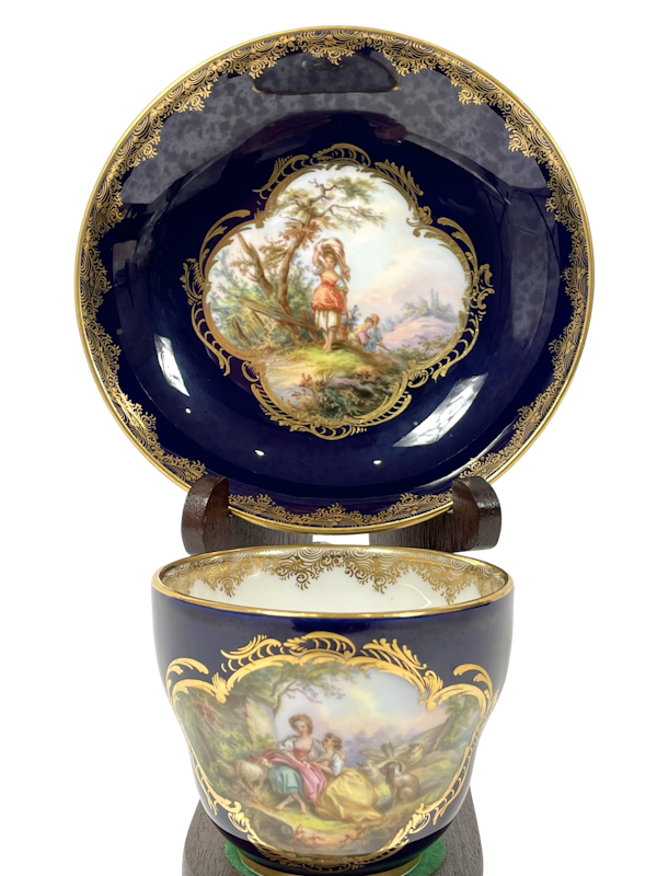 Meissen cup and saucer - image 1