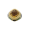 Leo De Vroomen 18kt gold cabochon citrine dome ring - image 1