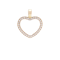 Theo Fennell 18kt Gold Diamond Heart Pendant - image 1