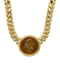 Bulgari Monete Vintage Curb Yellow Gold Ancient Coin Necklace - image 1