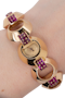 Omega Ruby & Gold Watch Bracelet - image 1