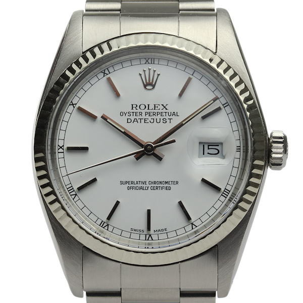 Rolex Datejust | 36mm | Ref 16014 | Steel with White Gold | Circa 1982 - image 1