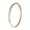 Vintage Gold Sapphire & Diamond Bangle | c.1970 - image 1