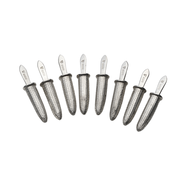 8 silver corn holders, Birmingham, 1969 - image 1