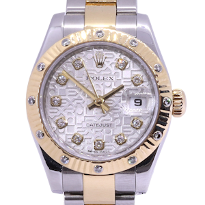Rolex Datejust | Ladies | 26mm | Steel and Yellow Gold | Diamonds | Year 2007