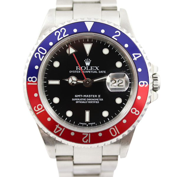 Rolex GMT-Master II | Pepsi Bezel | Ref 16710 | Box and Papers | Circa 2000 - image 1