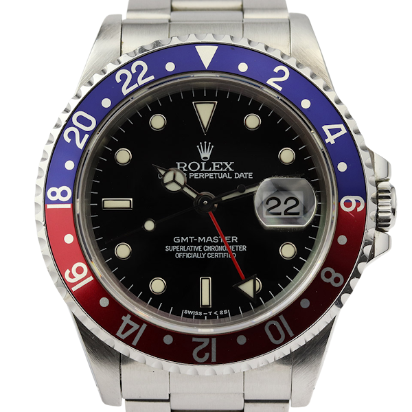 Rolex GMT-Master | Ref 16700 | Pepsi Bezel | Steel | Box and Papers | Circa 1996 - image 1