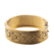 Etruscan Revival Gold Bangle - image 1