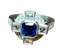 An important art-deco Sapphire & Diamond ring - image 1