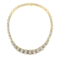 Italian Diamond and Gold Necklace, 24.00 Carats, Circa 1990 - image 1