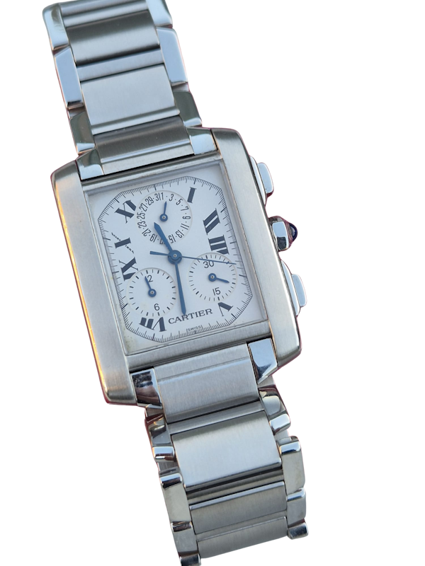 Cartier Tank Francaise Chronoflex 2303 / W51001Q3 - image 1