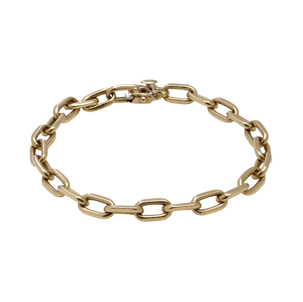 Cartier 18kt gold chain link bracelet - image 1