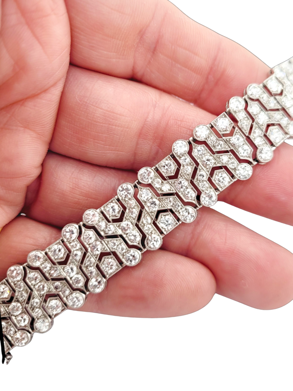 Fine Art deco diamond bracelet SKU: 7900 DBGEMS - image 1