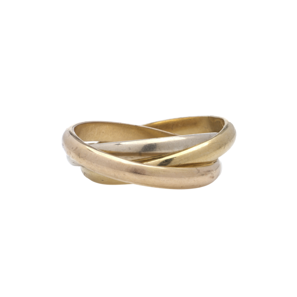 18K Gold Trinity-Style Ring - image 1