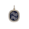 18kt Gold Faraone Pendant with Diamond Halo and Engraved Koi Motif. - image 1