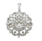 Victorian Diamond Pendant / Brooch - Charlotte Sayers - image 1