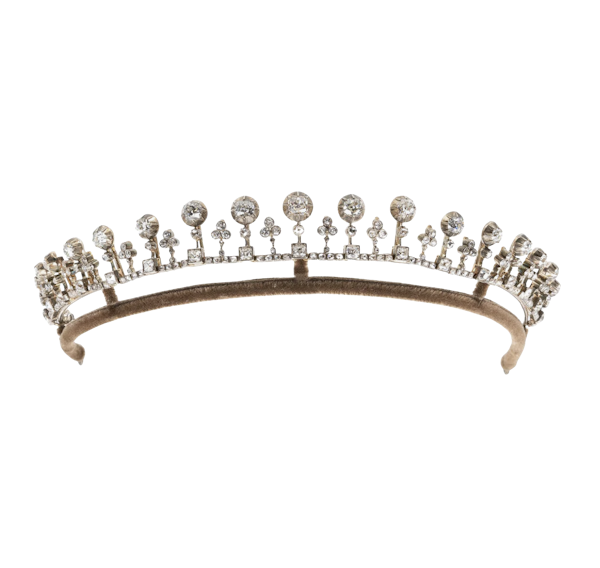 Victorian Diamond Tiara & Necklace - Charlotte Sayers - image 1