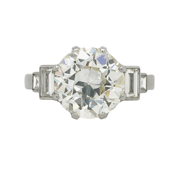 Art Deco Old European Cut Diamond Ring - Charlotte Sayers - image 1