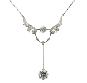 Diamond Pendant Necklace - Charlotte Sayers