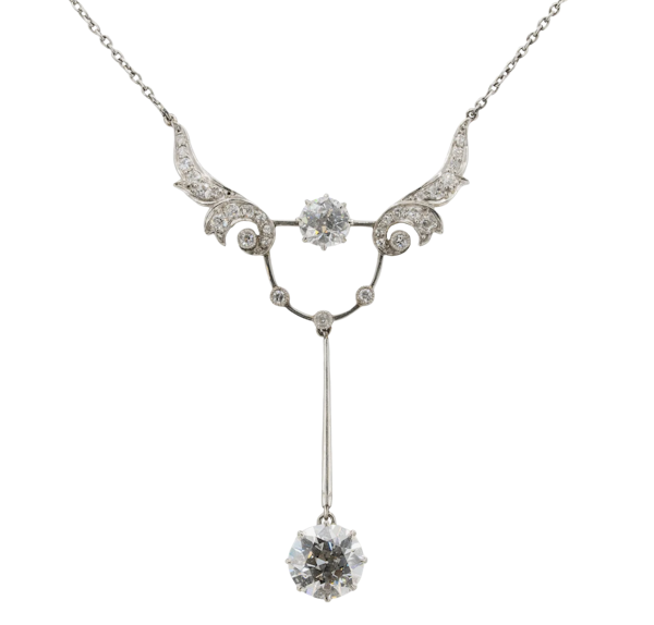 Diamond Pendant Necklace - Charlotte Sayers - image 1