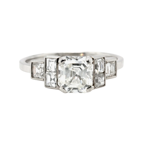 Asscher Cut Diamond Ring - Charlotte Sayers - image 1