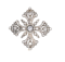 Victorian Diamond Maltese Cross Brooch - Charlotte Sayers - image 1