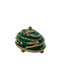 Faberge silver gilt and malachite bell push, Moscow, c.1890s. - image 1