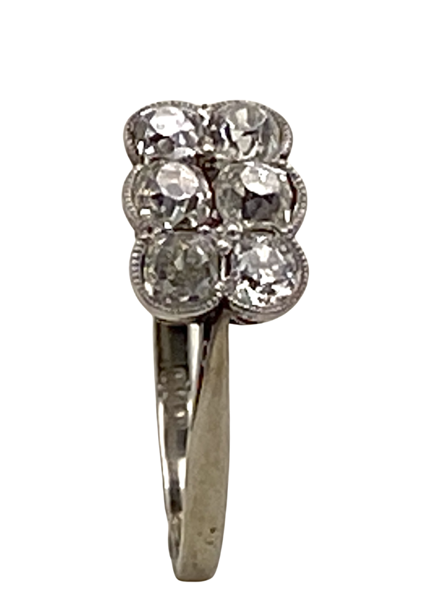 6 stone diamond ring - image 1