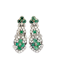 Vintage Emerald and diamond drop earrings SKU: 7924 DBGEMS - image 1