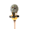 Antique Labradorite Diamond Enamel and Gold Monkey Head Stick Pin, Circa 1920 - image 1