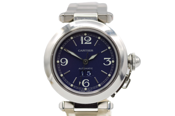 Cartier Pasha C  2475 Blue Dial Watch Only - image 1