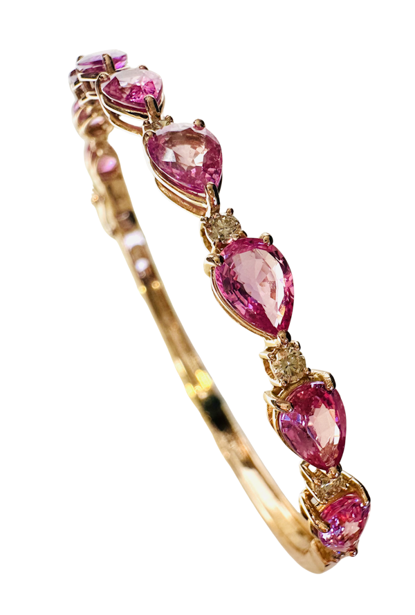 Pink Sapphire Bangle - image 8