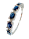 Natural Blue Sapphire 9.03ct & Diamond 0.56ct Bangle - image 8