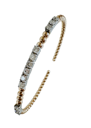 Diamond & Gold Bangle.
