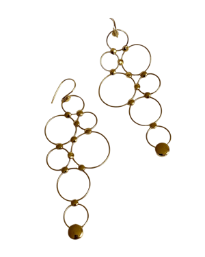 Georg Jensen Vintage Gold earrings