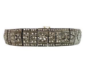 Silver & Gold, Diamond Bracelet.