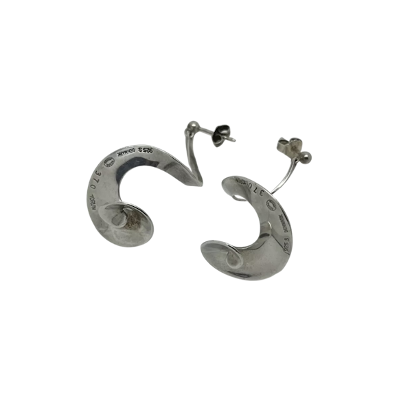 Georg Jensen Torun Swirl Vortex earrings 370 - image 1