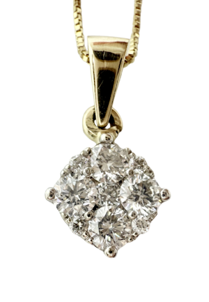 Illusion Set, Diamond Necklace.