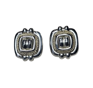 Tiffany & Co Earrings Sterling silver and 18k gold. Mark Constable Unit 301