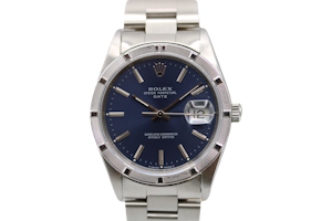 Rolex Oyster Perpetual Date 34mm 15210 Box and Papers 1991
