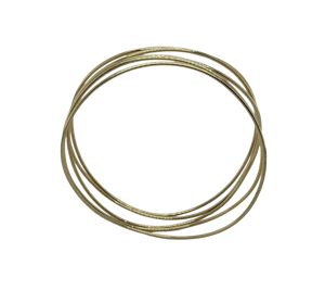 Tiffany & Co 5 row Wave bangle. 18ct yellow gold. Mark Constable unit 301