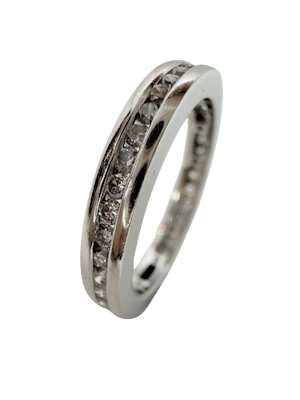 1.25ct Diamond Full Eternity Ring.
