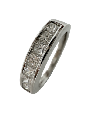 Half Eternity, 0.50ct Diamond Ring.