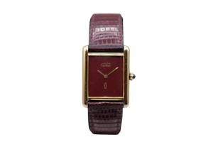 Cartier - Tank Vermeil 'Burgundy Dial