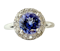 0.50ct Tanzanite & 0.23ct Diamond Ring - image 1