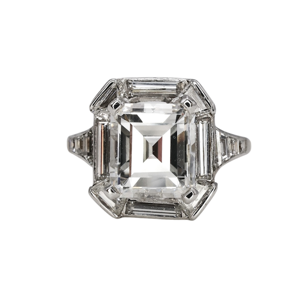 Deco diamond ring - image 1