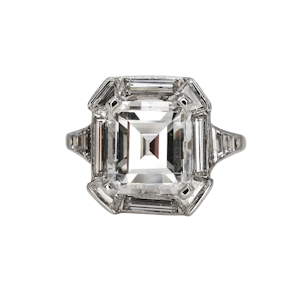 Deco diamond ring